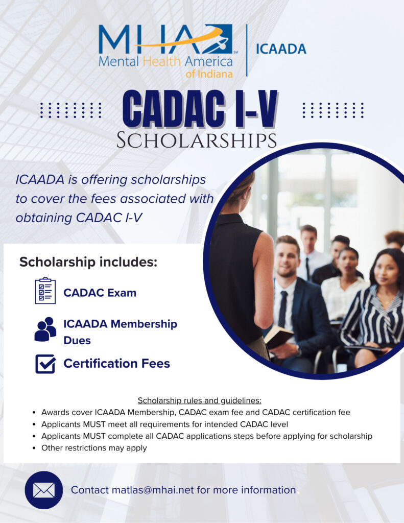 CADAC 1-5 Scholarship- Email matlas@mhai.net